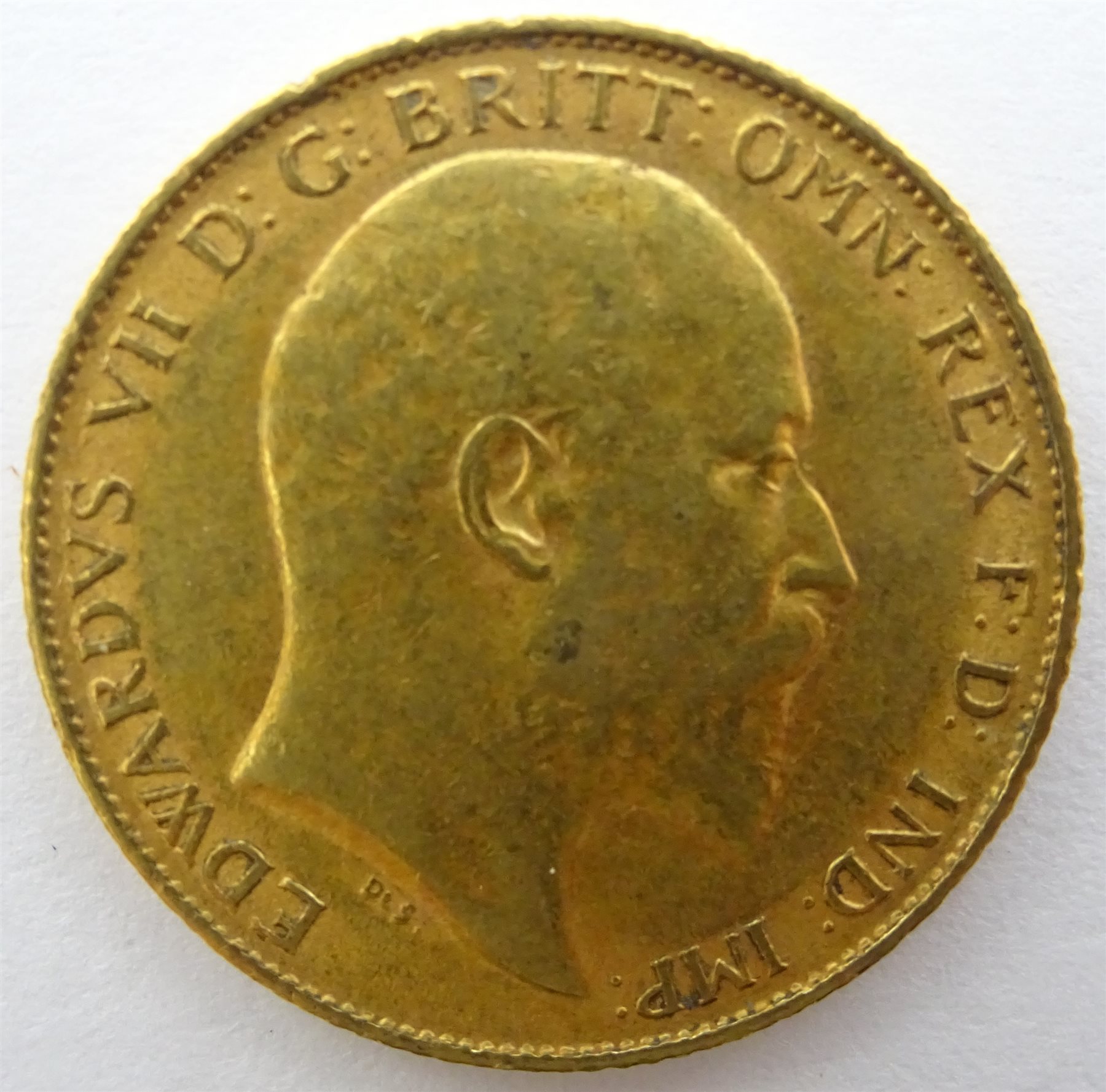 King Edward VII 1907 gold half sovereign - Coins, Banknotes & Stamps
