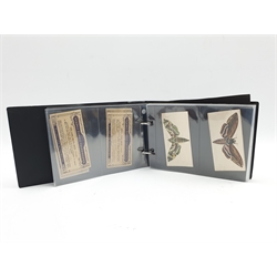 An album of cigarette card part sets 1920s/30s
