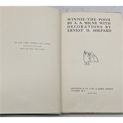 A A Milne - Winnie the Pooh 2nd edition published 1926, top edge gilt in gilt decorated boards