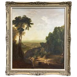 After Joseph Mallord William Turner (1775-1851): 'Crossing the Brook', oil on canvas unsigned 90cm x 77cm