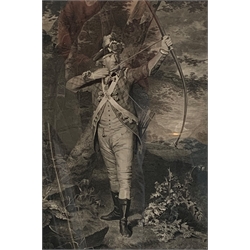 Beugo After Reaburn - Late 18th century black and white engraving of Doctor Nathaniel Spens, dedicated to the Royal Company of Archers 68cm x 45cm 