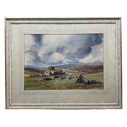 Donald Crossley (British 1932-2014): 'In the Bronte Country', watercolour signed, titled verso 39cm x 55cm