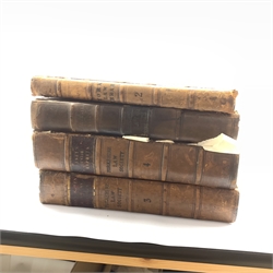  Collection of leather bound legal works including Tyrwitts Reports, Marshalls Reports etc (54)  