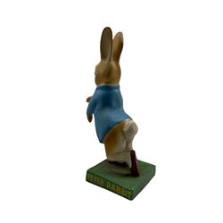 1950's Peter Rabbit cast composite shop display advertising figure, H43.5cm