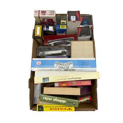 Miscellaneous toys including diecast vehicles, puzzles (not checked for completeness) etc in one box