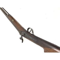 19th Century single barrel percussion Sporting Gun 