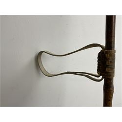 Cavalry lance with leather grip and Ordnance mark dated 1930 No.2 L250cm