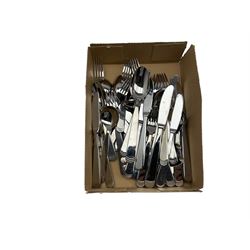 Set of Oneida stainless steel cutlery for six covers 44 pieces