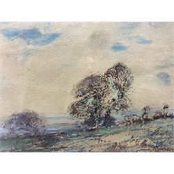 Kershaw Schofield (British 1872-1941): Moody Landscape, watercolour signed 42cm x 58cm