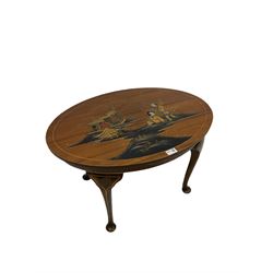 Oval mahogany table 