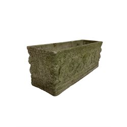 Reconstituted stone trough 