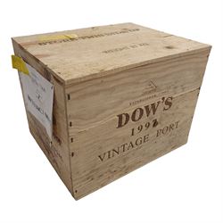 Dow's 1997 vintage port, 75cl, twelve bottles, in original wooden crate