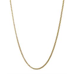 Early 20th century 15ct gold circular link chain necklace