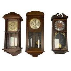 Three 20th century striking wall clocks