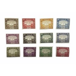 Aden 1937, S.G. 1-12, mounted mint set of twelve stamps 