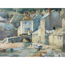 Philip Collingwood Priestly (Cornish 1901-1972): Polperro Cornwall, watercolour signed and dated 1947, 20cm x 26cm