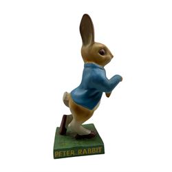 1950's Peter Rabbit cast composite shop display advertising figure, H43.5cm