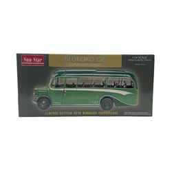 Sun Star Bedford OB limited edition 1:24 scale Duple Vista Coach 5007: 1949 Bedford OB Duple Vista - JCD 370 Southdown Motor Services Ltd, boxed