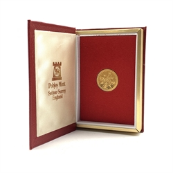 Queen Elizabeth II 1984  Isle of Man gold full sovereign coin, cased with certificate