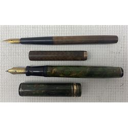 Watermans Ideal Fountain pen and an Eversharp Gold Seal fountain pen with 14k nib, both a/f