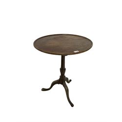 Oak occasional table 
