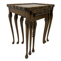Utility Furniture - 20th century nest of three tables 
