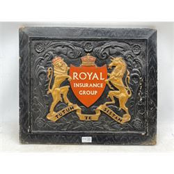 Royal Insurance Group plaque, 55cm x 47cm 