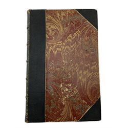 Eastmead (Rev. W)- Historia Rievallensis containing the History of Kirby Moorside, Baldwin et al 1824, half calf and marbled boards