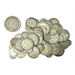 Approximately 380 grams of Great British pre 1947 silver coins including King George V 1935 crown 