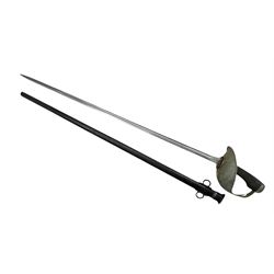 Early 20th century 08 pattern cavalry sword, the blade with Enfield mark and Ordnance arrow with composition grip, blade length 88cm