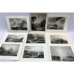After JMW Turner (British 1775-1851): Collection of engravings and lithographs max 28cm x 38cm  (approx. 25) 