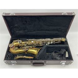 Buescher Elkhart True Tone alto saxophone, low pitch,  No.168649  1924/25, in Yamaha case 