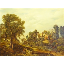 G Millhouse after John Constable (British 1776-1837): 'The Glebe Farm', 20th century oil on canvas signed 70cm x 90cm