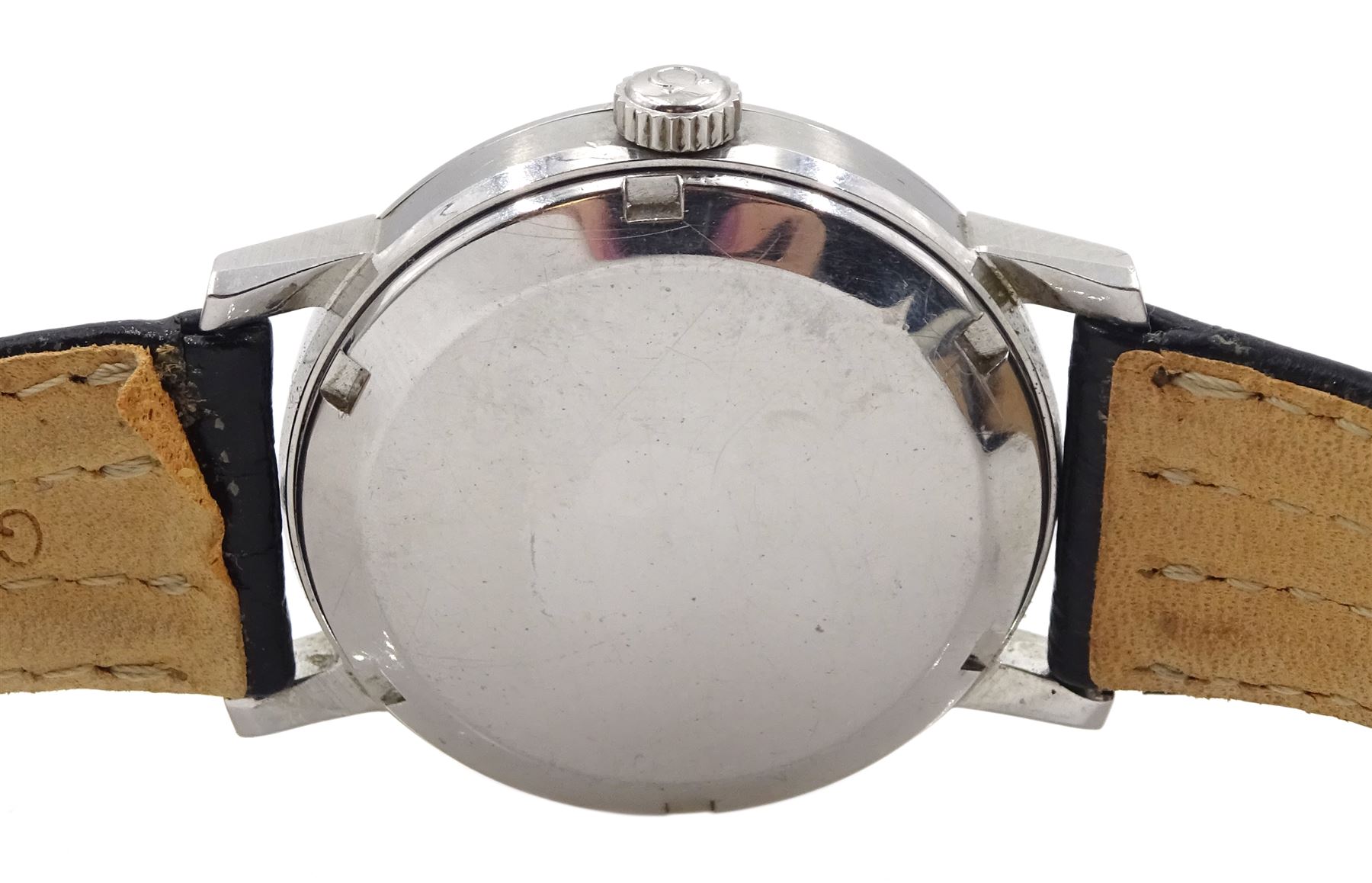 Omega gentleman's stainless steel manual wind wristwatch, Ref. 135-034 ...