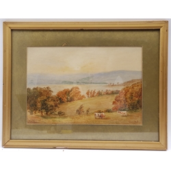Jessie Dudley (British 1872-1930): 'Windermere', watercolour signed 24cm x 35cm 
Notes: Jessie was the sister of, and received art tuition from, Tom Dudley