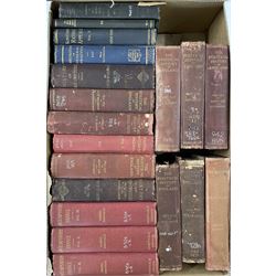 Box of books including Political History of England, ten volumes only, Contemporary France, three volumes only and other books, ex library