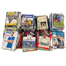 Leeds United football club - approximately four-hundred  away game programmes including, Manchester United 24th March 1979, Notts County 27th December 1955, Liverpool Wednesday 19th March 1980, Manchester City Saturday 27th October 1973 etc