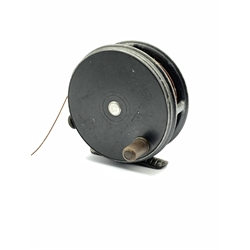 Hardy Bros Ltd 'The Perfect 3 1/8' fly fishing reel, with line guard
