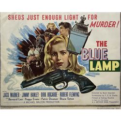Original Vintage Film Poster - The Blue Lamp (1950) National Screen Service film poster starring Dirk Bogarde, Jack Warner and Jimmy Hanley, numbered 50/329 52cm x 64cm 