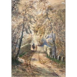 William Henry Dyer (British fl.1890-1930): 'Hurkham Bridge', watercolour signed, titled and dated '08, 46cm x 33cm