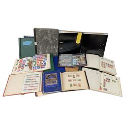 World stamps, including Australia, Canada, Egypt, Finland, Great Britain, Holland, Jamaica, Malta, New Zealand, Spain, United States of America etc, housed in various albums or folders (16)