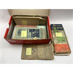 Number of Bartholomews 1/2 inch folding maps, RAC folding map and various others