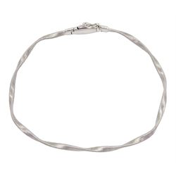 Marco Bicego 18ct white gold Marrakech bracelet, stamped 750