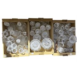Quantity of glassware in three boxes