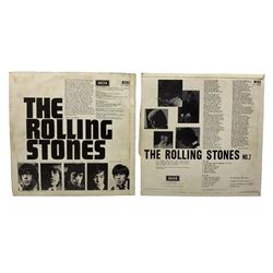 Two Rolling Stones LP's to include The Rolling Stones No. 2 (1964 UK Mono Press, Decca - LK 4611, Matrix Side A XARL-62712A, Matrix Side B XARL-6272-3A) and The Rolling Stones (1964 UK Mono Press, Decca - LK 4605, Matrix Side A XARL-6619-1A,  Matrix Side B XARL-6620-1A) 