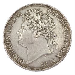 George IIII 1821 crown coin