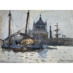 Frank Henry Mason (Staithes Group 1875-1965): 'Venice', watercolour signed and titled 17cm x 23cm