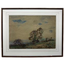 Kershaw Schofield (British 1872-1941): Moody Landscape, watercolour signed 42cm x 58cm