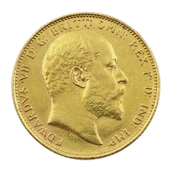 King Edward VII 1904 gold full sovereign, Melbourne mint