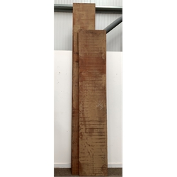Three boards of mostly Brazilian mahogany (Swietenia macrophylia) totalling approx. 6.25 Cubic feet